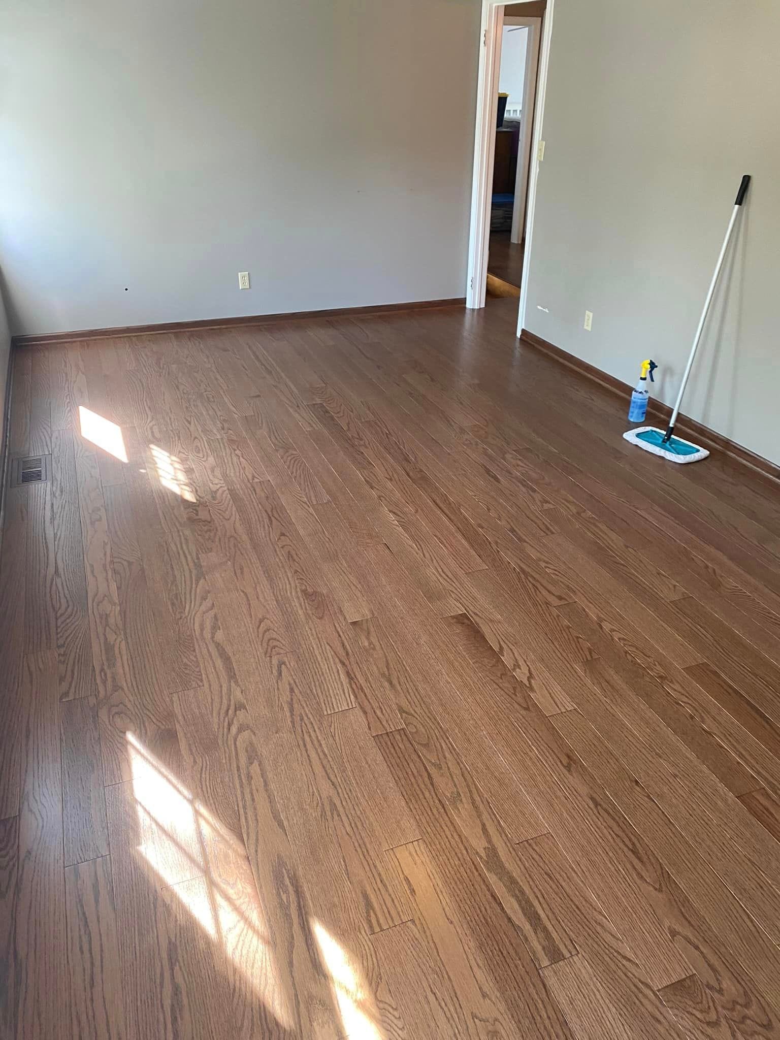 Refinished hardwood floor by Craftsman Hardwood Floors