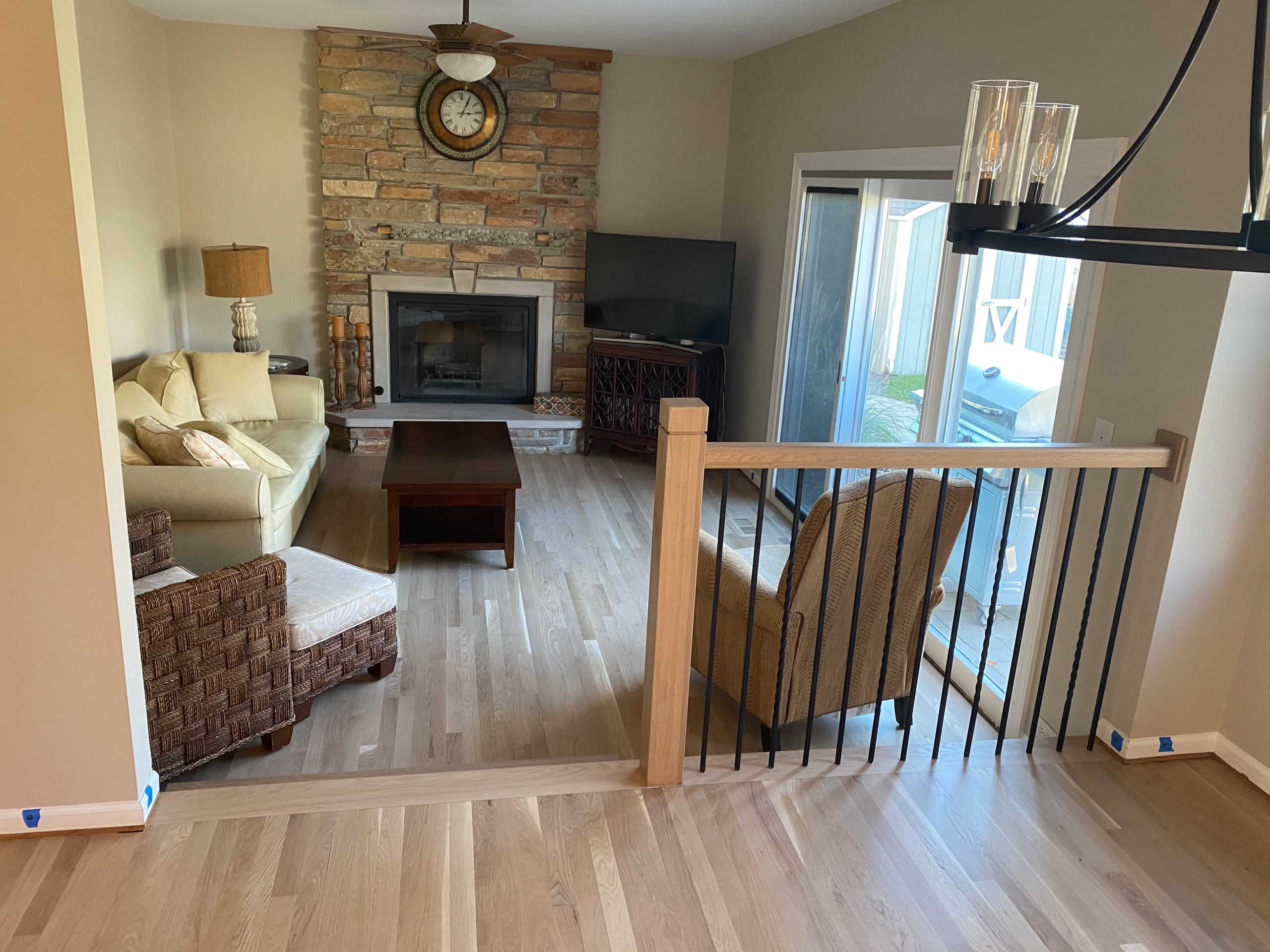 Hardwood floor repair and installation work by Craftsman Hardwood Floors
