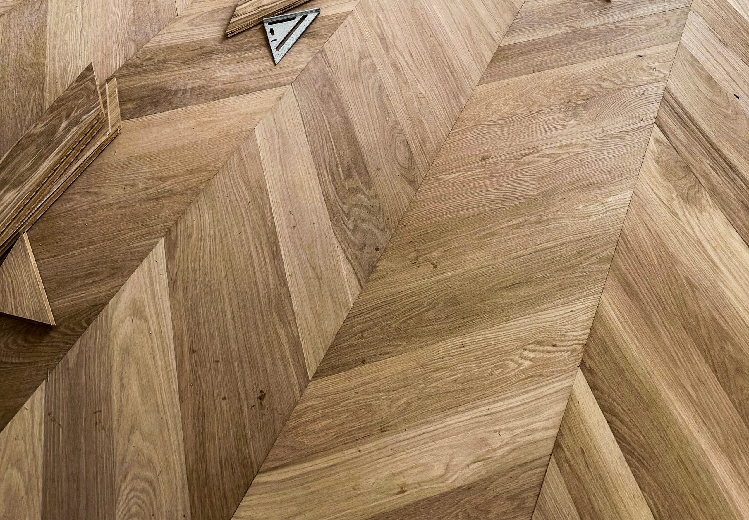 Detailed hardwood floor installation by Craftsman Hardwood Floors